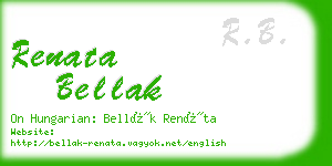 renata bellak business card